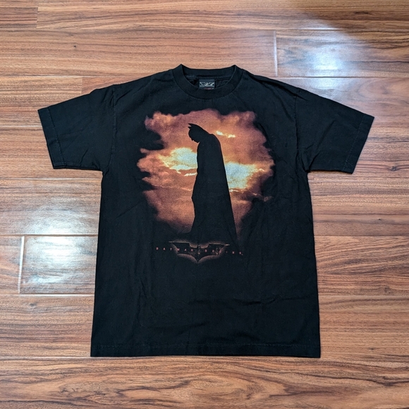 Batman Other - Vintage Y2K Batman Begins Men’s Shirt Medium Movie Promo 2005 Joker Dark Knight